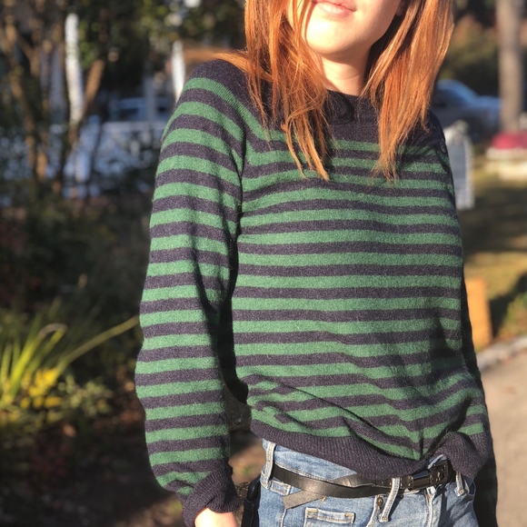 Sweaters - NWT Angora Striped Sweater